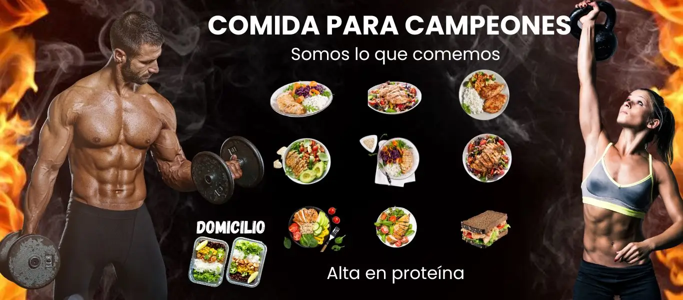 comida saludable con pollo